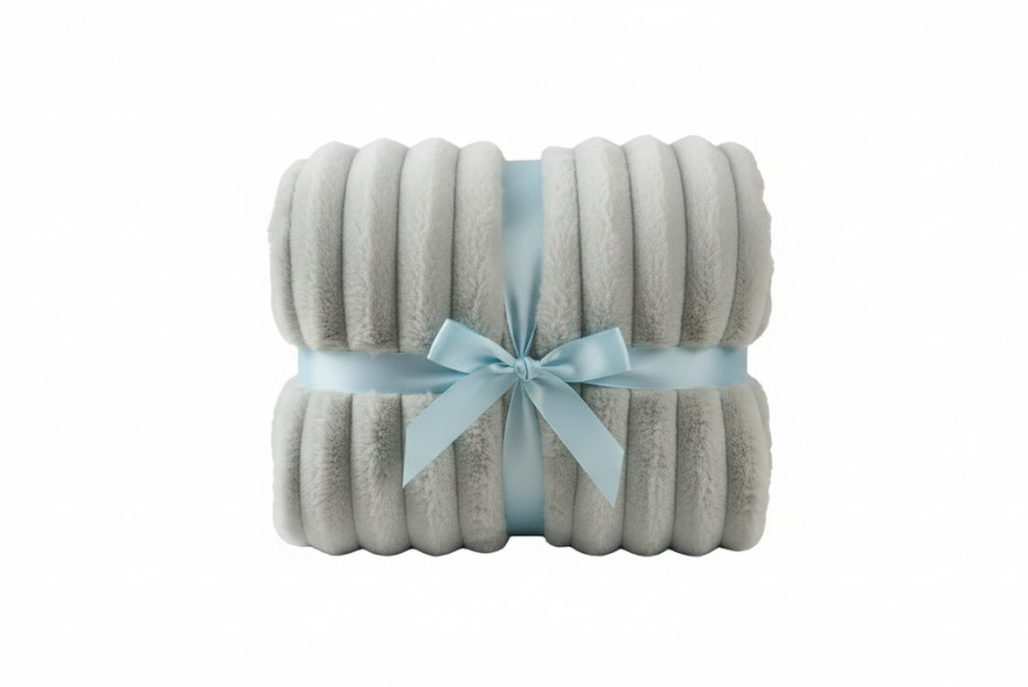 冬のリラックスタイムを格上げする—AIFYのラビットファー毛布と過ごすお部屋時間