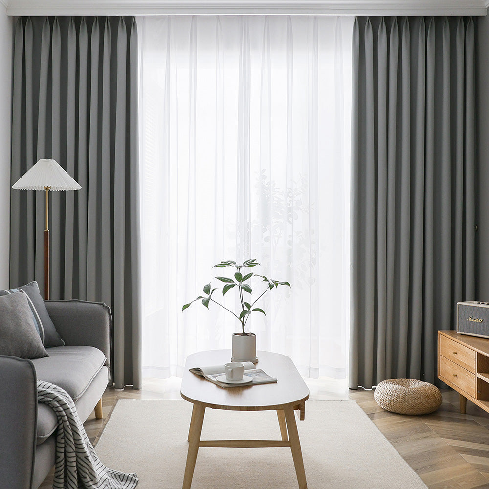 カーテン1組 AIFY 1級 遮光カーテン 4枚セット(レース付) 幅150cm