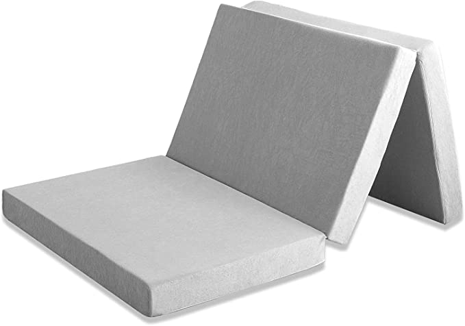 AIFY マットレス シングル 10cm  三つ折り マットレス 折りたたみ  シングルマットレス 腰痛 極厚 メッシュカバー 洗える