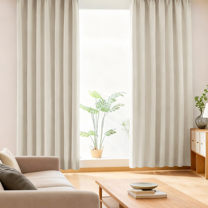 AIFY 1級 遮光カーテン 2枚セット 【幅100cm 丈90cm～178cm】 ライトグレー ベージュ キャメル他