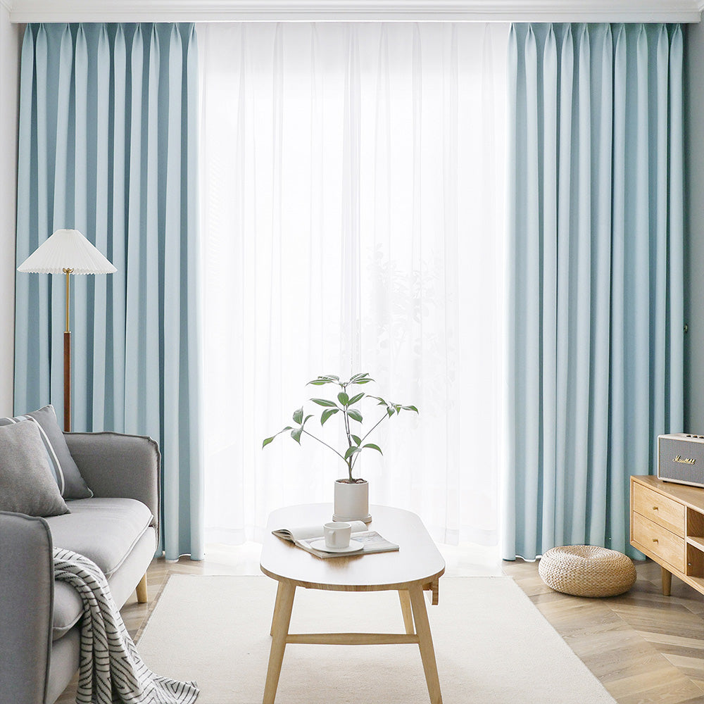 AIFY 1級 遮光カーテン 4枚セット(レース付) 幅150cm