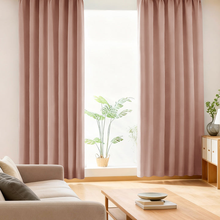 AIFY 1級 遮光カーテン 2枚セット 【幅100cm 丈90cm～178cm】 ライトグレー ベージュ キャメル他
