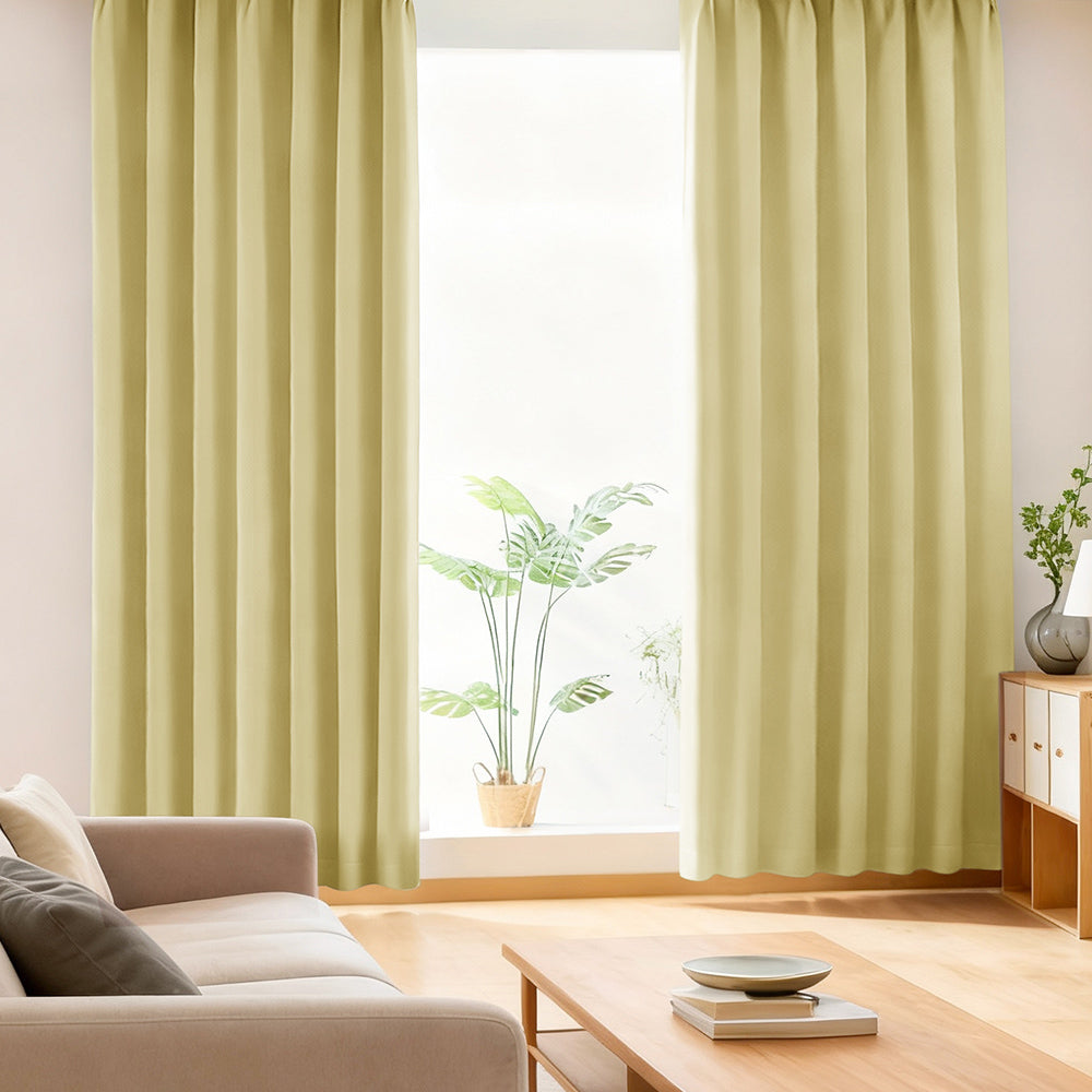 AIFY 1級 遮光カーテン 2枚セット 幅100cm 丈90cm～178cm ライトグレー