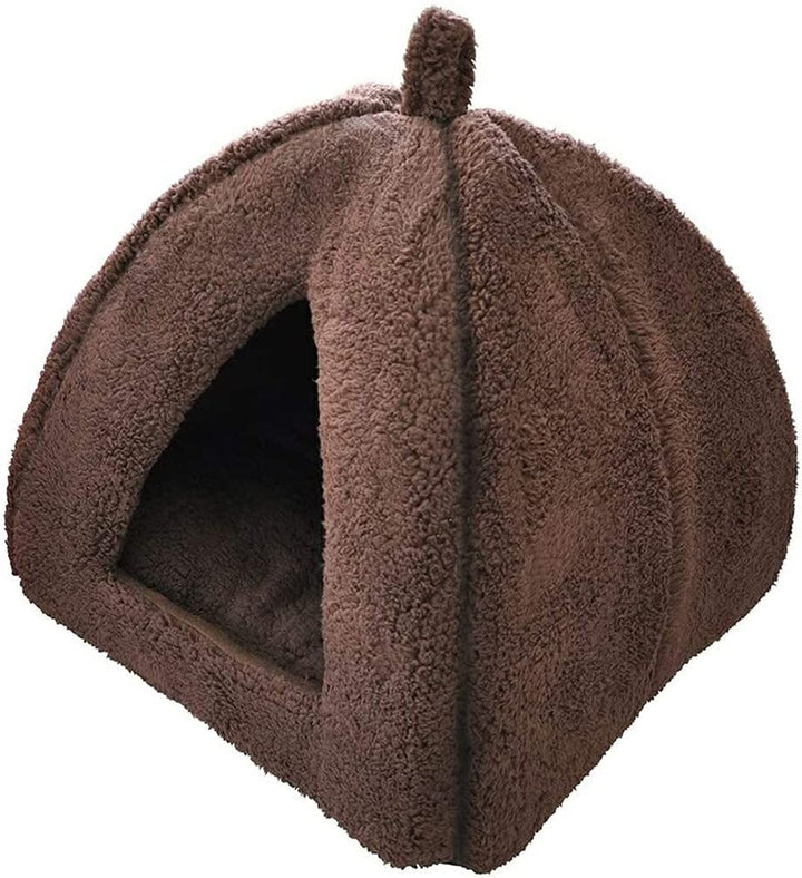 AIFY ドーム型ペットベッド 猫ハウス キャットハウス 猫ベッド 犬 猫 ベージュ グレー ブラウン アイボリ