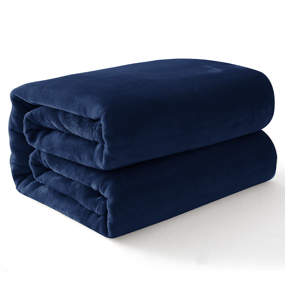 AIFY フランネル 毛布  100×140 ブランケット ハーフ   マイクロファイバー ベージュ グレー 他