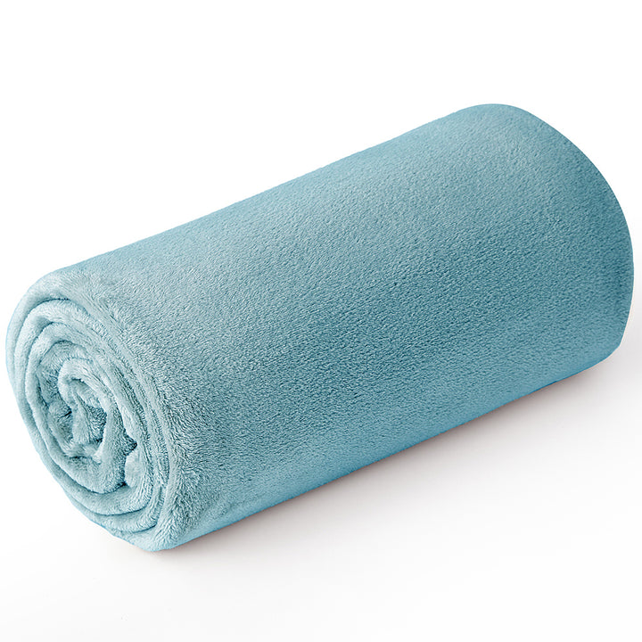 AIFY フランネル ひざ掛け 1枚／5枚 毛布 肩掛け 70×100cm  ベージュ グレー ブラウン他