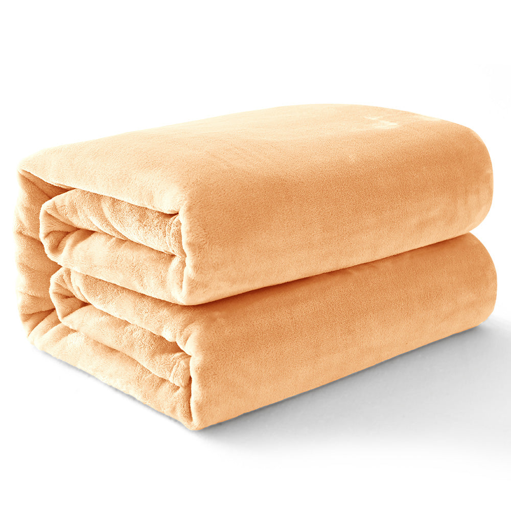 AIFY フランネル 毛布 ブランケット ダブル 180×200cm マイクロ