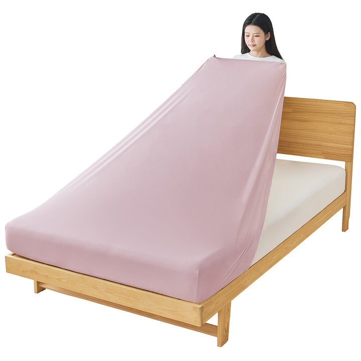 AIFY  のびるボックスシーツ  アイボリー ライトグレー 他