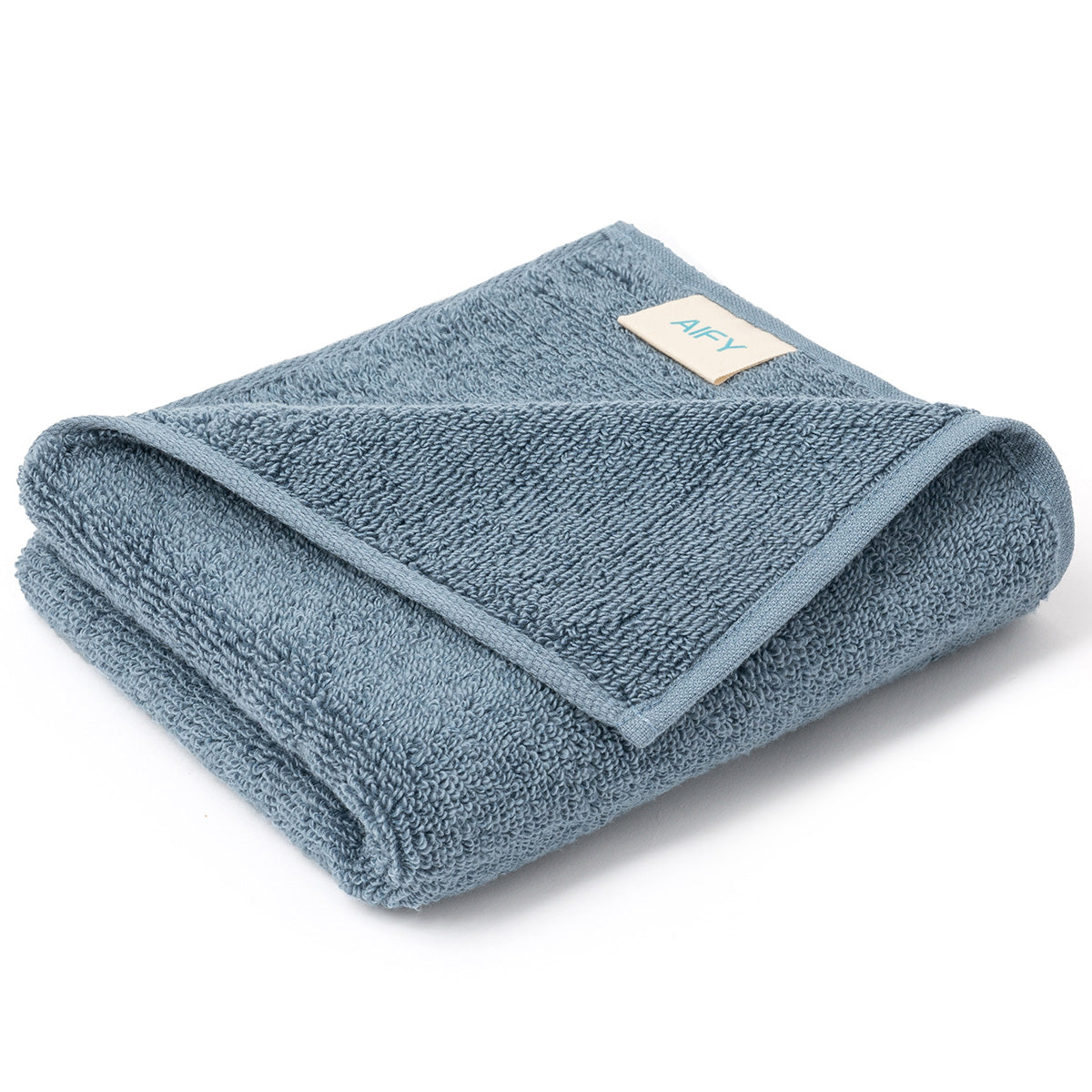 AIFY フェイスタオル 1枚 34cm×80ccm シティ グレー ライトグレー