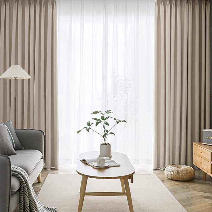 オーダーカーテン 1級遮光 1枚入 遮熱 断熱 保温 形状記憶 1cm単位  幅60cm～200cm 丈60cm～240cm