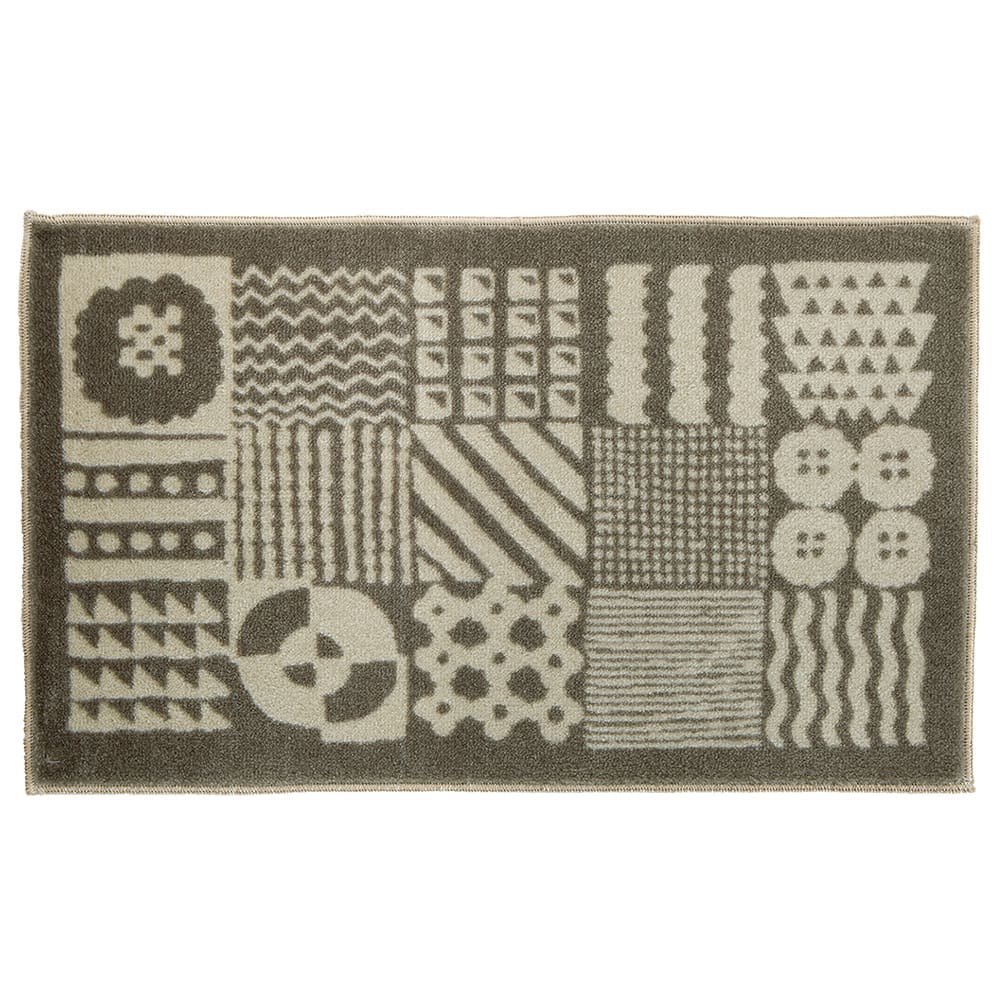 【リック】玄関マット 室内用 45×75cm