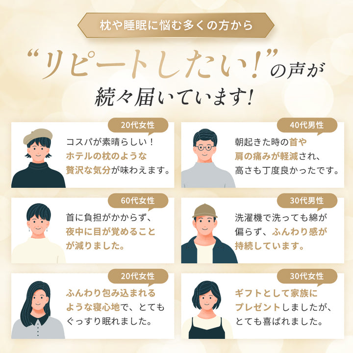 AIFY 洗える ホテル仕様 枕 2個セット 低・高タイプ2種類 綿100%表生地 抗菌防臭 ホワイト グレー