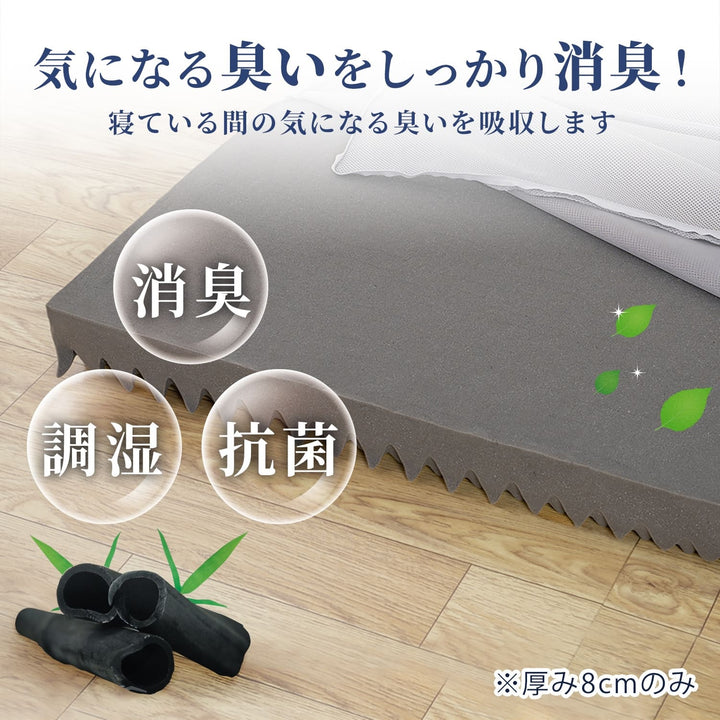 AIFY マットレス シングル 10cm  三つ折り マットレス 折りたたみ  シングルマットレス 腰痛 極厚 メッシュカバー 洗える