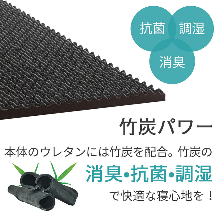 AIFY マットレス 三つ折り シングル 高反発 グレー ブラウン ホワイト 厚さ8cm 10cm