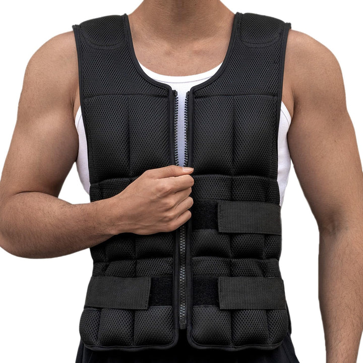 AIFY ウエイトベスト ウエイトジャケット 重量調節可 パワーベスト 男女兼用 5kg 10kg 20kg