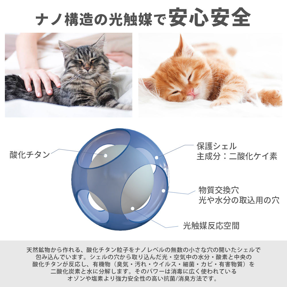 AIFY キャットタワー Bタイプ 据え置き 消臭 W53×D48×H167 スリム ベージュ グレー ストライプブラウン