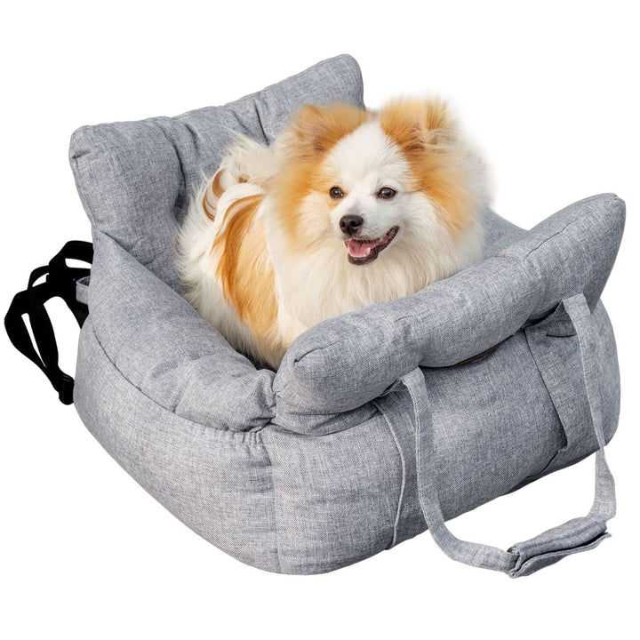 AIFY 3wayドライブベッドキャリー ドライブベッド 犬 ドライブボックス 犬 猫 ライトグレー