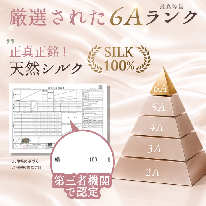 AIFY 枕カバー シルク枕カバー シルク100% 片面 洗える シュシュ ファスナー ネイビー ベージュ 全10色