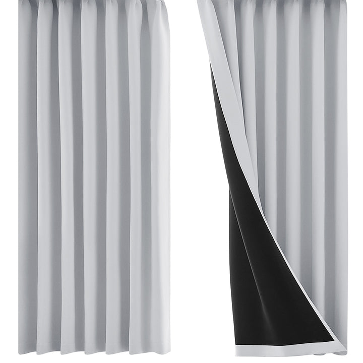 AIFY 1級 遮光カーテン 4枚セット 幅100cm 丈90cm～230cm ライトグレー ベージュ キャメル他