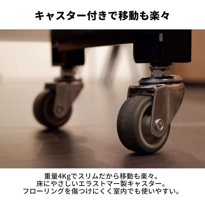 【COLLEND】 ストレージワゴン ホワイト ブラック