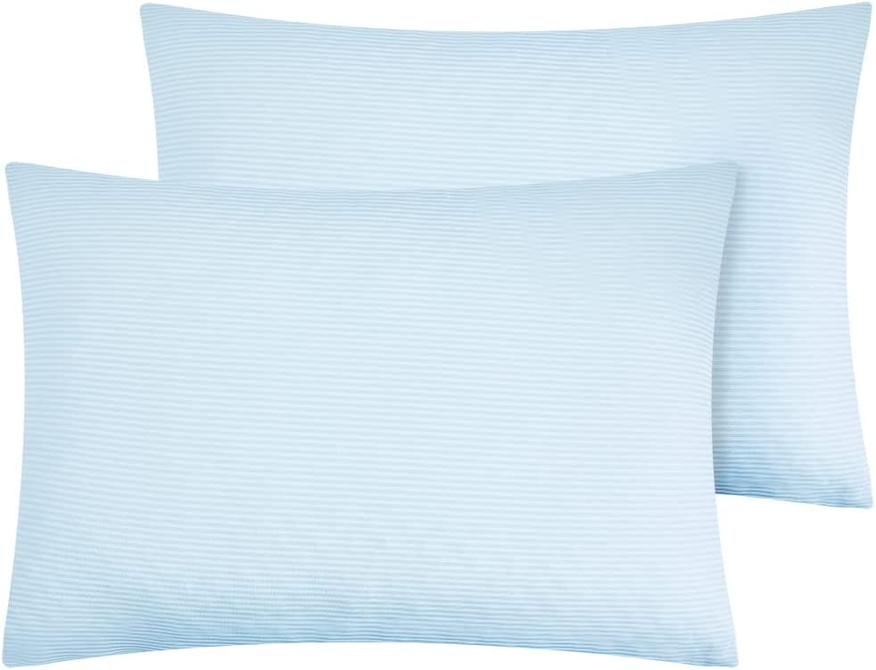 AIFY 接触冷感 枕カバー ライトブルー 2枚入り 43×63cm
